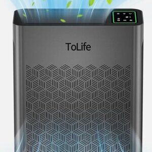 Air Purifier For Home Large Room With HEPA Air Cleaner Allergies Smoke Pet